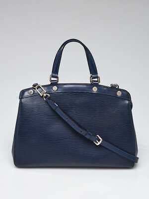 louis vuitton brea mm epi indigo|Louis Vuitton Indigo Epi Leather Brea MM Bag.